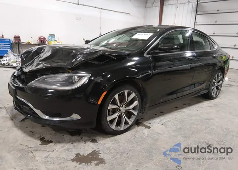 2015 Chrysler 200 C из США, поврежденный, VIN 1C3CCCCB6FN630513